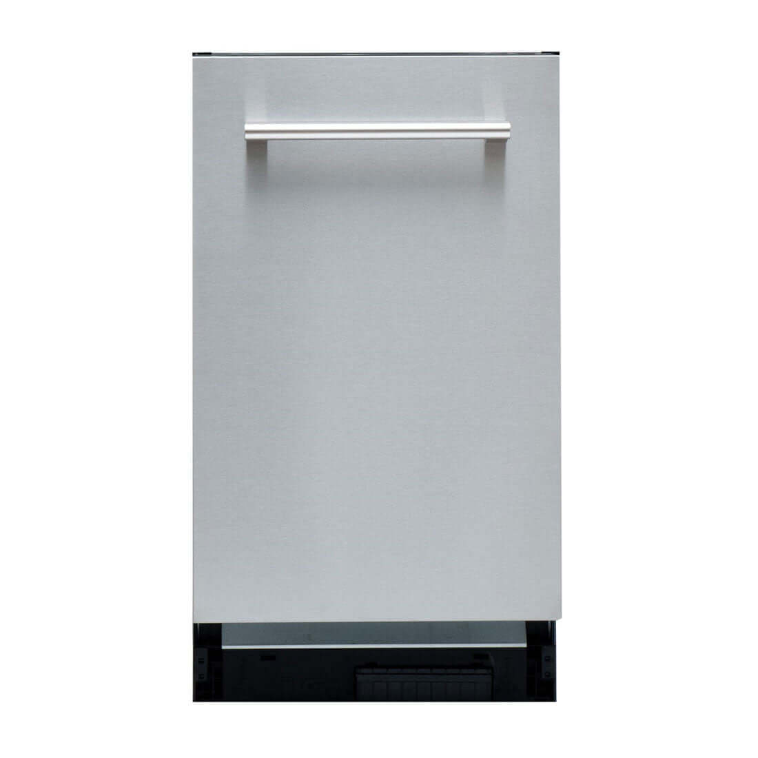 Lava-Louças Cuisinart Casual 10 Serviços Inox 45cm: lava louças de embutir em inox com painel frontal liso, puxador horizontal e instalação embutida